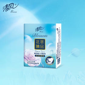 清风牌花萃手帕纸5层6张12包