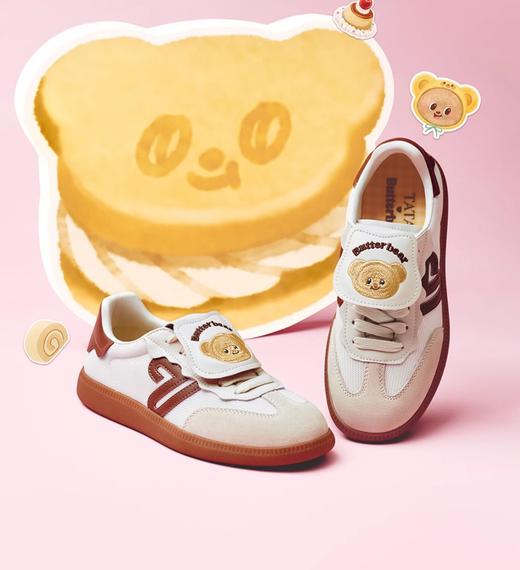 TATA他她黄油小熊联名休闲复古德训鞋女运动板鞋2025夏新 商品图1