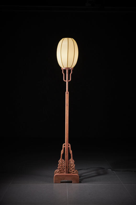 红桥红  家具严选  缅甸花梨（大果紫檀）【灵芝如意宫灯】 商品图2