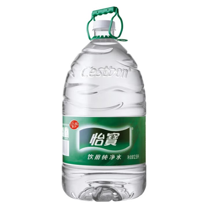 怡宝饮用水纯净水12.8L【1.桶】
