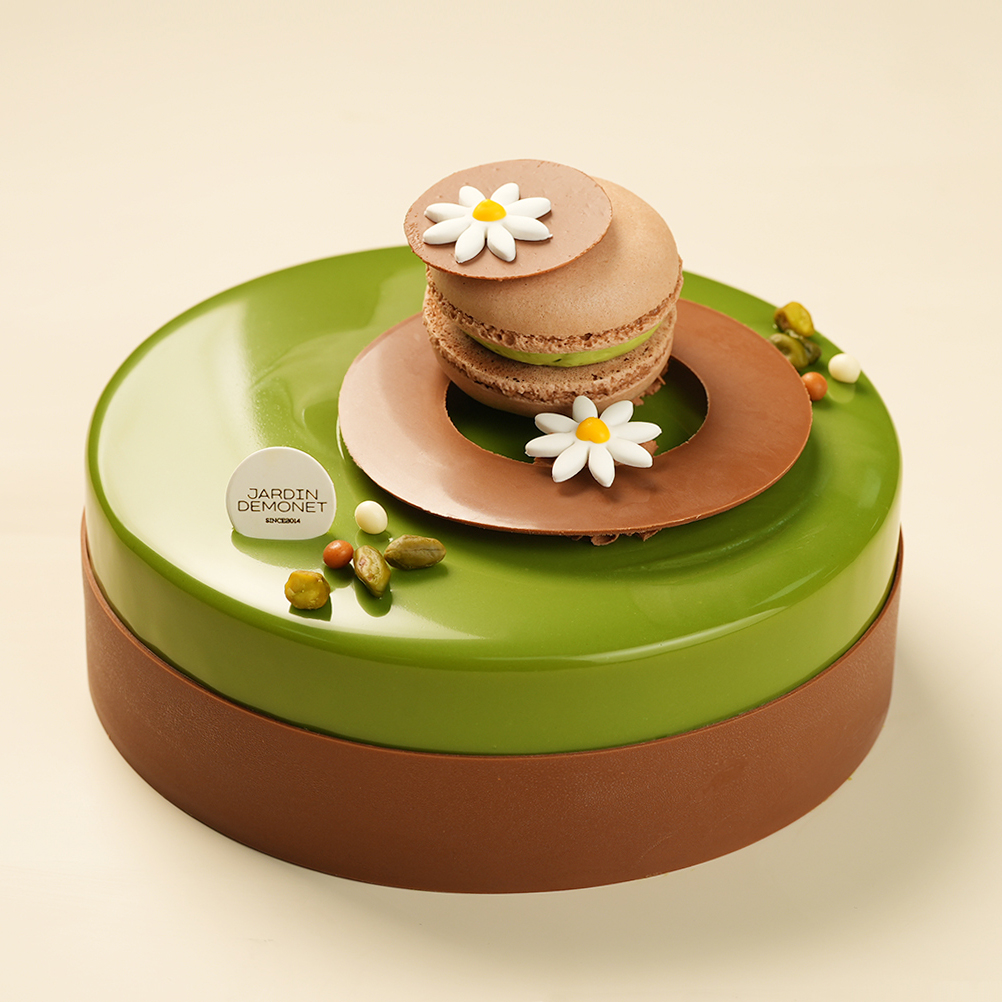 开心果牛奶巧克力慕斯