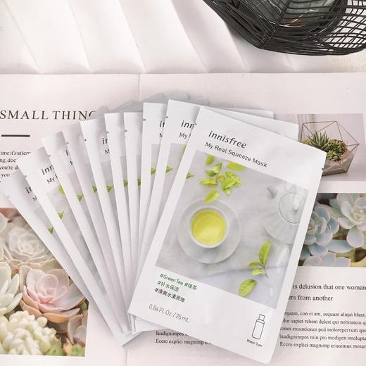 【5.3王炸割肉价】韩国鲜萃面膜25ml*12片/盒装*3 石榴/绿茶/芦荟（限25年12月） 商品图6