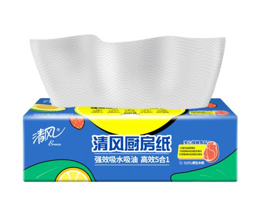清风2层76张厨房取式纸巾 3包1提/B80CK1 商品图7
