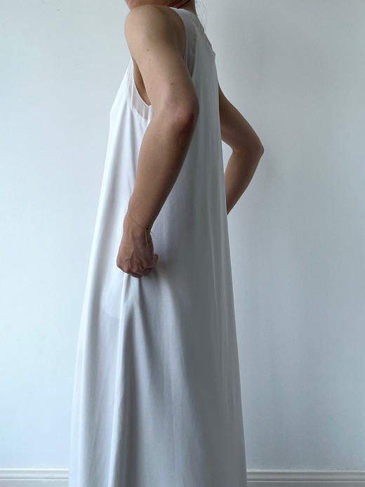 VC｜SS25010 Irene jersey dress [连衣裙  黑 / 白 ] 商品图3