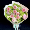 《春雾浮光》奶油桃子木绣球花束 商品缩略图0