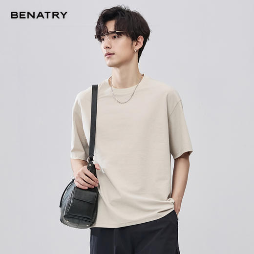 贝纳川夏季微阔版短袖T恤ECF214005 商品图8