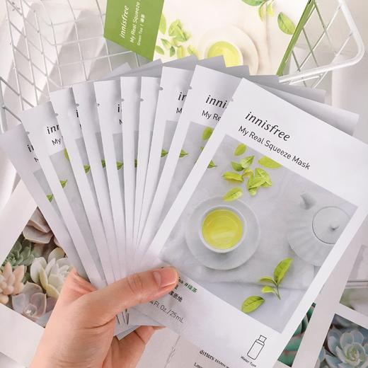 【5.3王炸割肉价】韩国鲜萃面膜25ml*12片/盒装*3 石榴/绿茶/芦荟（限25年12月） 商品图4
