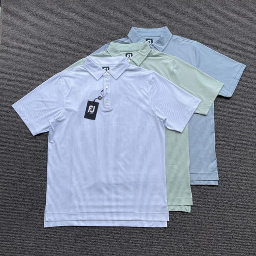 正品FJ 男款高尔夫短袖体恤，快干透气。欧码偏大
白色S XXL 抹茶XXL 浅蓝S XL 各几件
断码特价 商品图0