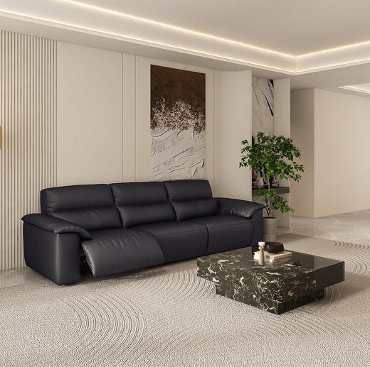 顾家家居整装 现代舒适 皮艺功能沙发 KZ.9061豪爵G 商品图4