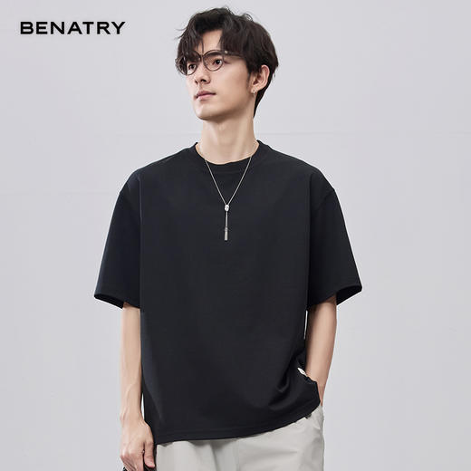 贝纳川夏季微阔版短袖T恤ECF214005 商品图5
