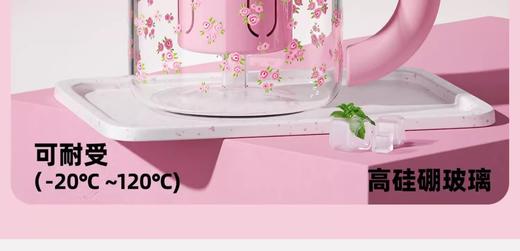 世大家小胖fu玻璃吸管杯 蓝天白云（蓝） 商品图10