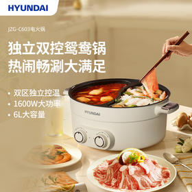 HYUNDAI韩国现代电火锅（鸳鸯电火锅）JZG-C603