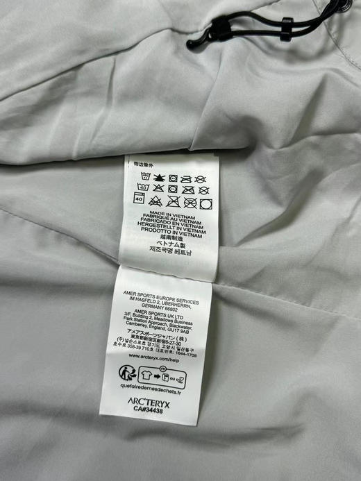 原单正品始祖鸟索拉诺系列外套 越南货 Solano Hoody 春秋新款
黑灰两色， S-XXXL 现货出 
日常穿搭好伴侣 商品图5