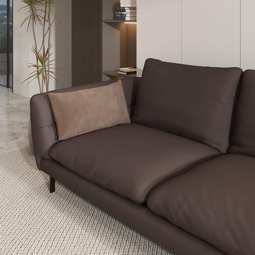 顾家家居整装 意式极简 皮艺沙发 KZ.1076挪威 商品图3