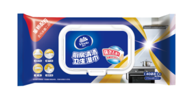 维达厨房清洁湿巾（40+8）片5包共240片VW4002