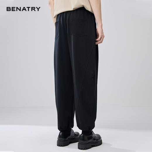 贝纳川夏季弯刀针织裤宽松ECF232003 商品图3