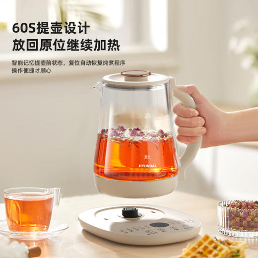 HYUNDAI韩国现代电热水壶（养生壶）DC5B07 商品图3