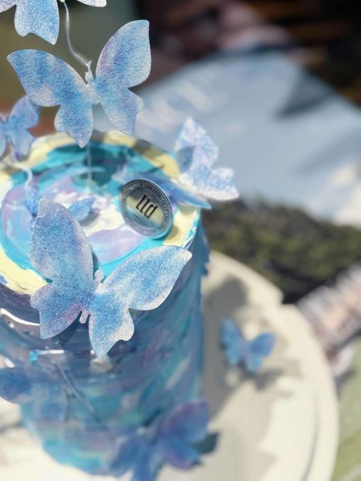 幻蝶 · 奶油霜和糯米纸蝴蝶蛋糕 商品图1