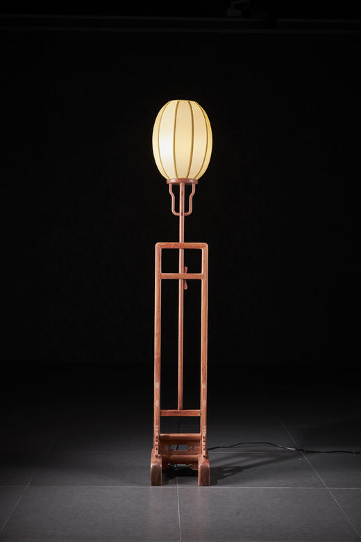 红桥红  家具严选  缅甸花梨（大果紫檀）【灵芝如意宫灯】 商品图0