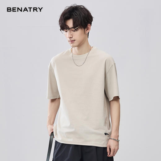 贝纳川夏季微阔版短袖T恤ECF214005 商品图9