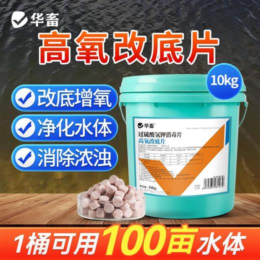 华畜高氧改底片水产养殖专用小龙虾蟹鱼塘调水净水改底过硫酸氢钾 商品图0