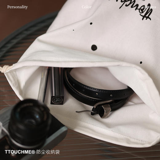 【￥3.9加购】TTOUCHME沐浴露礼盒防尘布袋 纯棉帆布袋 环保收纳布袋 商品图3