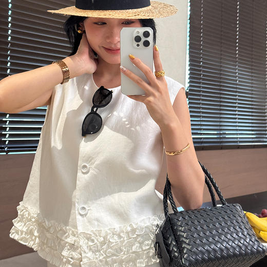 【预售7天】良木里花边马甲（088） 商品图2