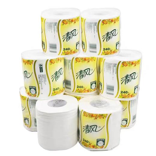 清风3层原木经典系列有芯卷纸 10卷/提 商品图3