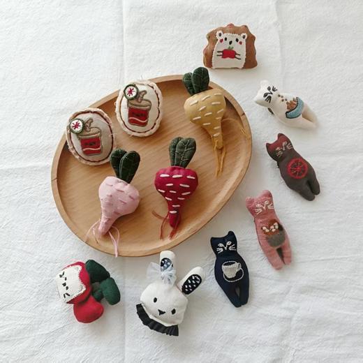 布艺 小动物胸针 商品图2