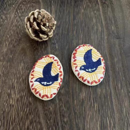 森系棉麻布艺胸针 商品图9