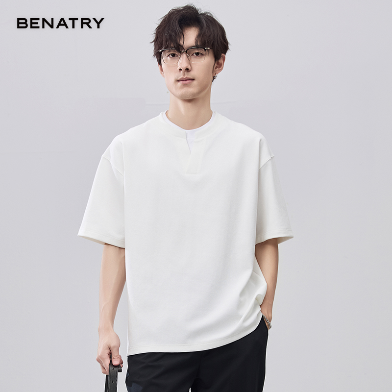 贝纳川夏季假两件短袖T恤ECF214007