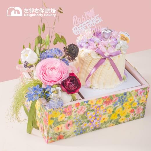 花开在心·2025母亲节献礼 鲜花礼盒与动物奶油蛋糕组合 商品图1