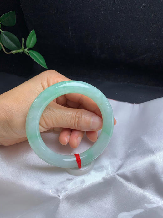 612820，57.5 带绿细圆条，整体带甜绿色，清新有种水 商品图5