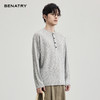 贝纳川春季竹节麻长袖针织衫ECF116001 商品缩略图1
