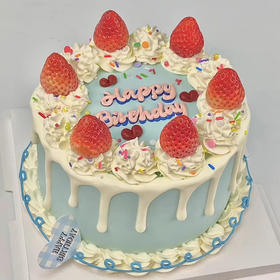 6寸芒果火龙果夹心