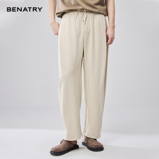 贝纳川夏季弯刀针织裤宽松ECF232003 商品图4