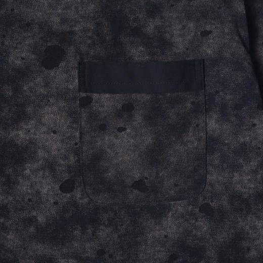 T3317夏季高级感新款口袋拼接裁剪短袖T恤领口纽扣设计百搭宽松上衣 商品图3