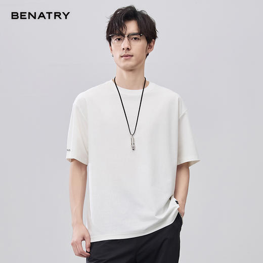 贝纳川夏季微阔版短袖T恤ECF214005 商品图0