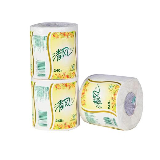 清风3层原木经典系列有芯卷纸 10卷/提 商品图4