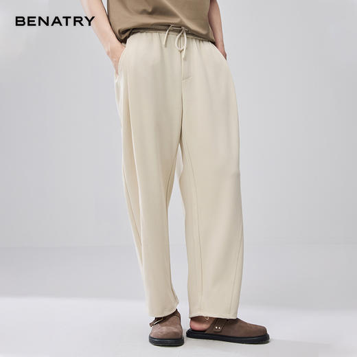 贝纳川夏季弯刀针织裤宽松ECF232003 商品图6