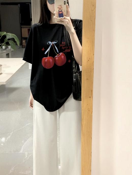 【YW】无忧购（69元/2件）韩版宽松休闲小众百搭230g纯棉水果系列短袖T恤（截单后3-5天发货) 商品图13