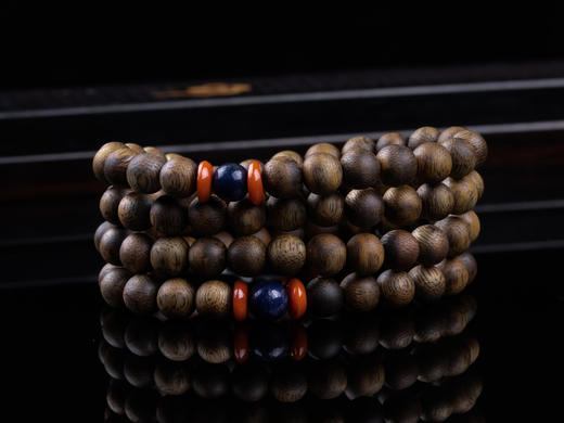 XY0227沉香+翡翠墨翠龙头挂件 商品图10