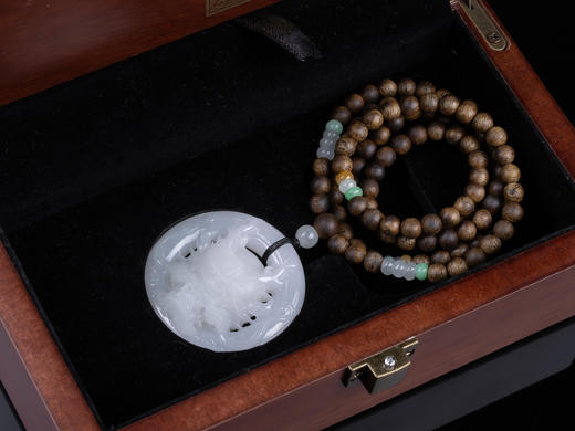 XY0184原创沉香+翡翠霸气龙头挂件 商品图9