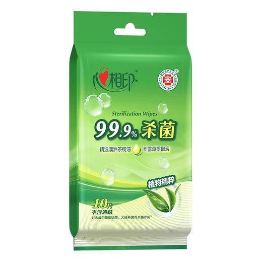 12XCA001（包装）心相印卫生系列单片装湿巾12包 商品图1