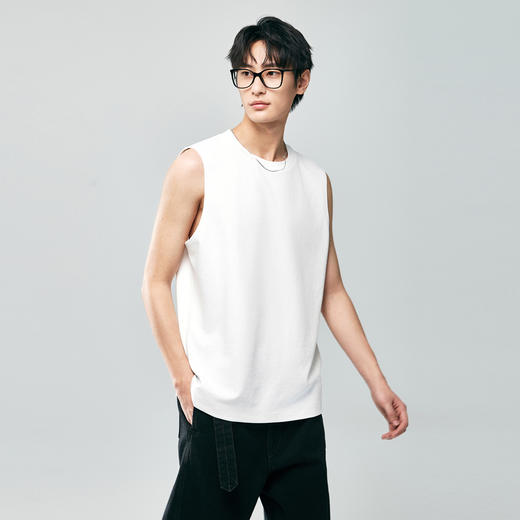 棉仓363801027-白海豚coolmax凉感空气层坎肩背心 商品图2