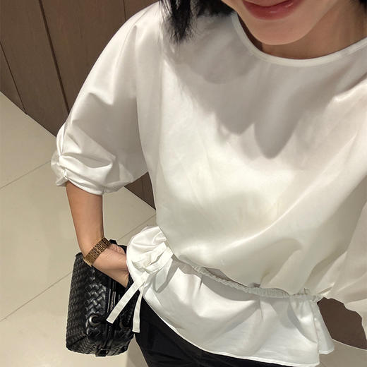 【预售7天】良木礼腰带上衣（732189） 商品图5