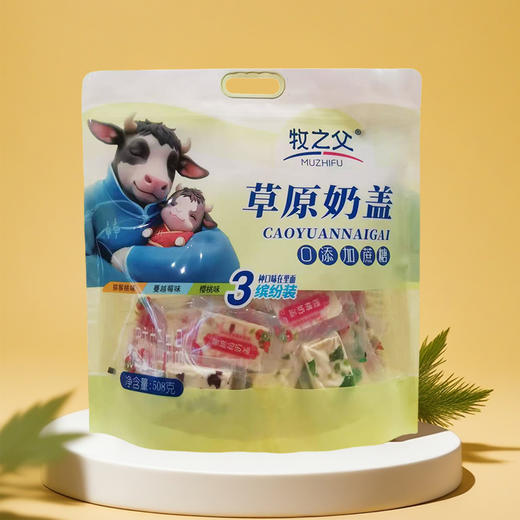 牧之父爆浆酸奶I草原奶盖I草原奶条508g 商品图1