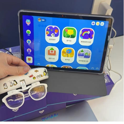 明眸拍 头戴式智能电动翻转镜 充电趣味眼部调节灵敏度训练 商品图4