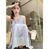 <曾小咸推荐>温柔风绣花无袖上衣绣花半身裙 商品缩略图1