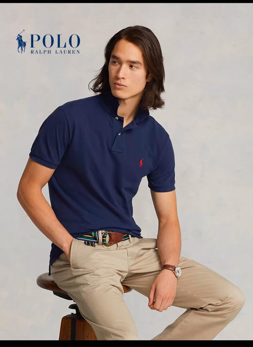 R.L 常青经典款小马标 翻领短袖POLO衫 TX469 商品图2